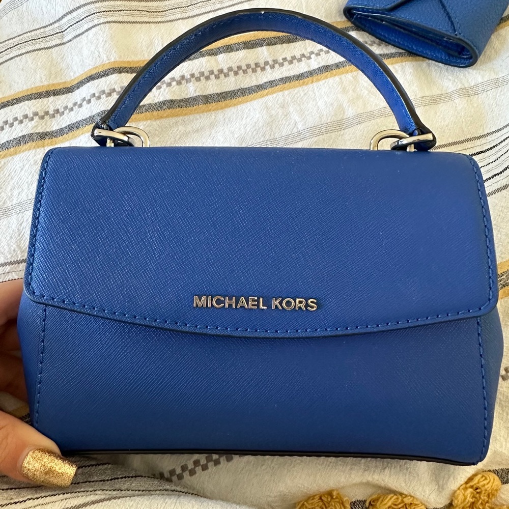 Michael Kors Jade mini bag in electric blue